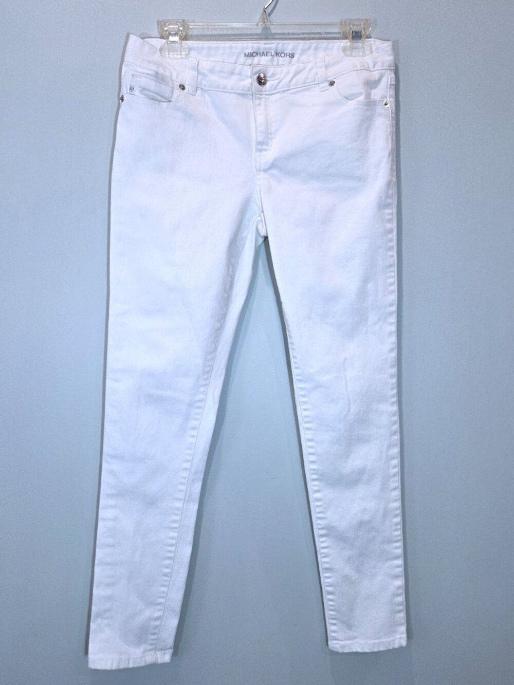 Michael Kors White Cigarette Jeans Size 4